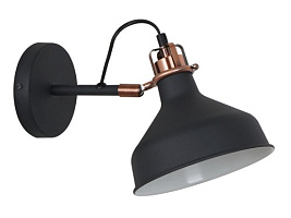  Camelion WML-425  C62  черный + медь (Светильник настенный Amsterdam,1х E27, 40Вт, 230В, металл)