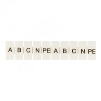  Маркеры для UT/ST/Push-in 6 с символами "A, B, C, N, PE" (100 шт.) EKF