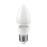  Лампа светодиодная LED-СВЕЧА-VC 6Вт 230В Е27 4000К 570Лм IN HOME