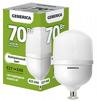  Лампа светодиодная HP 70Вт 230В 4000К E27-E40 GENERICA
