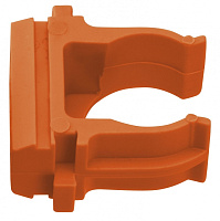  Крепеж-клипса d16 мм (10 шт) оранжевая EKF-Plast