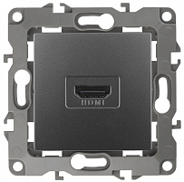  12-3114-12 ЭРА Розетка HDMI, IP20, Эра12, графит (10/100/3200)
