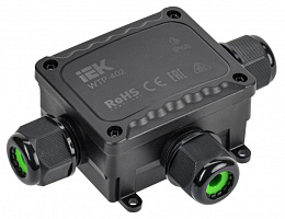  Коробка распределительная герметичная WTP-402 3 ввода IP68 IEK