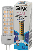  Лампочка светодиодная ЭРА STD LED JC-5W-12V-CER-840-G4 G4 5 Вт керамика капсула нейтральный белый свет