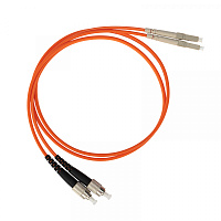  Патч-корд оптический переходной (MM), 50/125 (OM2), LC/UPC-FC/UPC, (Duplex), LSZH, 1м