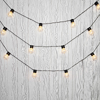  Лофт-гирлянда светодиодная 5 м, черный ПВХ, 20 LED, теплое белое свечение NEON-NIGHT