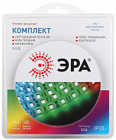  ЭРА Комплект светодиодной ленты 5050kit-14,4-60-12-IP20-RGB-5m (50/300)