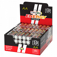  Батарейки Трофи LR6-4S promo-box ENERGY POWER Alkaline (96/384/18432)