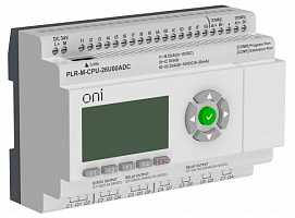  Микро ПЛК PLR-M. CPU DI16/DO08(R)/DO02(T) 24В DC ONI