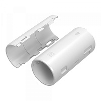  Муфта разборная d32 мм белая (36шт/360шт уп/кор) Промрукав