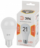  Лампочка светодиодная ЭРА STD LED A65-21W-827-E27 E27 / Е27 21Вт груша теплый белый свет