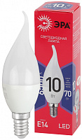  Лампочка светодиодная ЭРА RED LINE LED BXS-10W-865-E14 R E14 / Е14 10Вт свеча на ветру холодный дневной свет