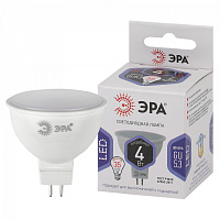  Лампочка светодиодная ЭРА STD LED MR16-4W-860-GU5.3 GU5.3 4Вт софит холодный дневной свет