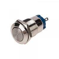  Кнопка антивандальная Ø12 Фикс (2с) OFF-ON выпуклая (A12-B2) REXANT