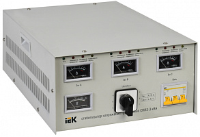  Стабилизатор напряжения трехфазный СНИ3-3 кВА IEK