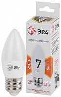  Лампочка светодиодная ЭРА STD LED B35-7W-827-E27 E27 / Е27 7Вт свеча теплый белый свет