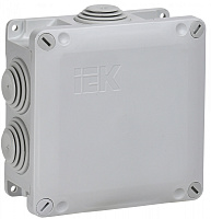  Коробка расп. КМ для о/п 110х110х50мм IP65 6 вв. серая IEK