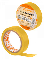  Изолента ПВХ 0,13х15мм Желтая 5м TDM