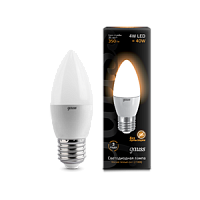  Лампа Gauss LED Candle 4W E27 2700K 1/10/50