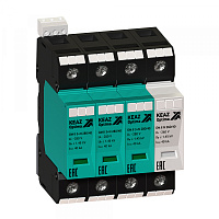  Ограничитель импульсных перенапряжений (УЗИП) OptiDin OM-II-3+N-280/40/R