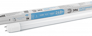  Лампа светодиодная ЭРА STD LED T8-24W-840-G13-1500mm G13 поворотный 24Вт трубка стекло нейтральный белый свет