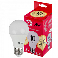 Лампочка светодиодная ЭРА RED LINE LED A60-10W-827-E27 R E27 / Е27 10 Вт груша теплый белый свет