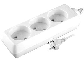  Volsten S 3x3 (э/удл. 3 гн. 3 м., 10А, 2200 Вт, ПВС2х0,75)