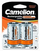  Camelion  D-10000mAh Ni-Mh BL-2 (NH-D10000BP2, аккумулятор,1.2В)
