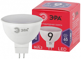  Лампочка светодиодная ЭРА RED LINE LED MR16-9W-865-GU5.3 R GU5.3 9 Вт софит холодный дневной свет