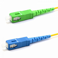  Патч-корд оптический переходной (SM), 9/125 (OS2), SC/APC-SC/UPC, (Simplex), LSZH, 3м REXANT