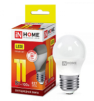  Лампа светодиодная LED-ШАР-VC 11Вт 230В Е27 3000К 1050Лм IN HOME