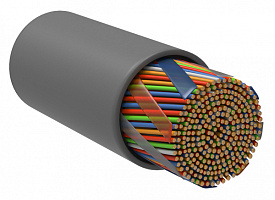  ITK Витая пара U/UTP кат.5E 10х2х24AWG solid LSZH нг(А)-HF серый (305м)