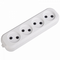  Колодка 4 гнезда без заземления REXANT