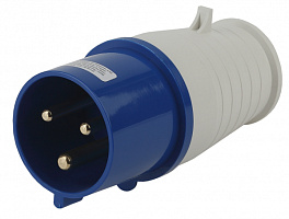  Вилка ЭРА V-32-2P-PE-IP44 переносная 023 2Р+РЕ 32А 220В IP44