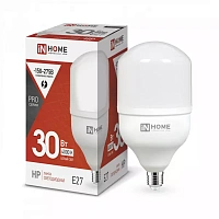  Лампа светодиодная LED-HP-PRO 30Вт 230В Е27 4000К 2850Лм IN HOME