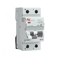  Дифференциальный автомат DVA-6 1P+N 32А (D) 30мА (A) 6кА EKF AVERES