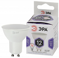  Лампочка светодиодная ЭРА STD LED MR16-12W-860-GU10 GU10 12Вт софит холодный дневной свет