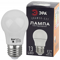  Лампочка светодиодная ЭРА STD ERAW50-E27 E27 / Е27 3Вт груша белый для белт-лайт