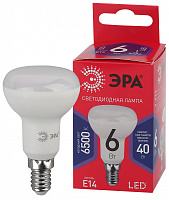  Лампочка светодиодная ЭРА RED LINE LED R50-6W-865-E14 R Е14 / Е14 6Вт рефлектор холодный дневной свет