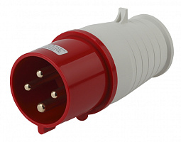  Вилка ЭРА V-32-3P-PE-IP44 переносная 024 3Р+РЕ 32А 380В IP44