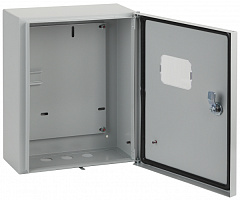  Корпус металлический ЩУ-3/1 IP54 ЭРА У2 серый (395х310х150)