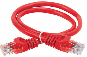  ITK Коммутационный шнур (патч-корд) кат.6 UTP PVC 15м красный