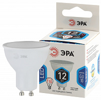  Лампочка светодиодная ЭРА STD LED MR16-12W-840-GU10 GU10 12 Вт софит нейтральный белый свет