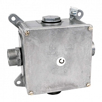  Коробка алюминиевая 7121 C (M25) с крышкой