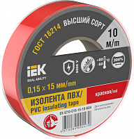  MIXTAPE 7 Изолента 0,15х15мм красная 10м IEK