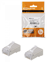  Разъем RJ-45 FTP для кабеля кат. 5Е, 8P8C (2 шт), TDM
