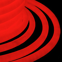 Гибкий Неон LED 360 (круглый) - красный, бухта 50м