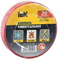  MIXTAPE 3 Изолента 0,13х15мм красная 20м IEK