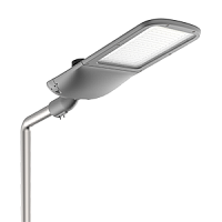  Светодиодный светильник VARTON уличный Tornado Yard крепление на консоль 240 Вт 5000 K 1..10V NEMA RAL7045 серый муар