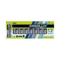  Ergolux Alkaline LR03 BP-12 (LR03 BP-12, мизинчиковая батарейка ААА 1.5В)